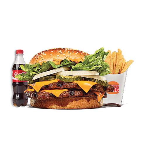 Menu Double Cheeseburger